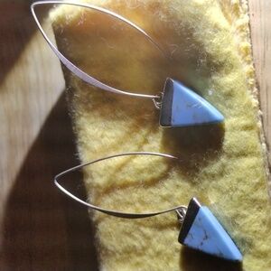 Blue earrings